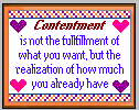 Contentment